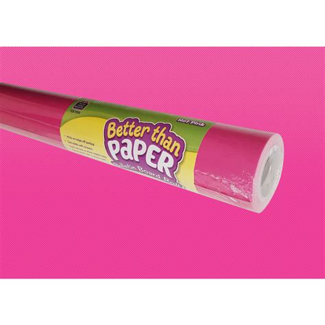 Hot Pink Better Than Paper Bulletin Board Roll Tcr77372 Teacher