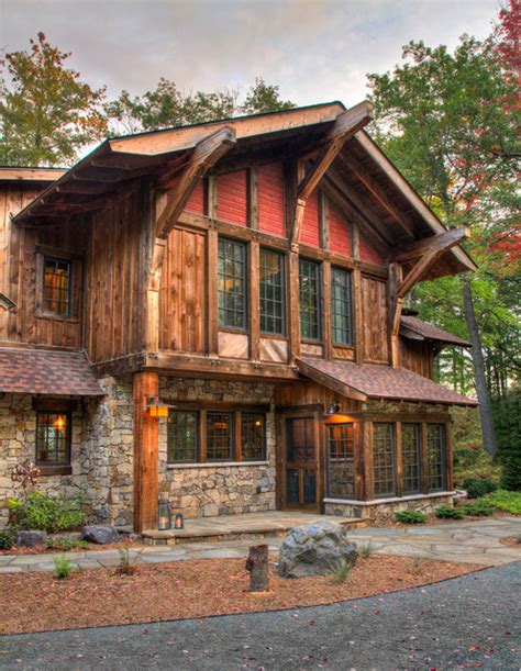 17 Rustic Mountain House Exterior Design Ideas Style