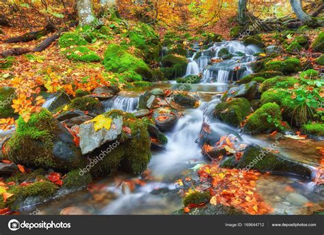 Rapid Mountain River In Autumn Stock Photo By ©saharrr 169644712