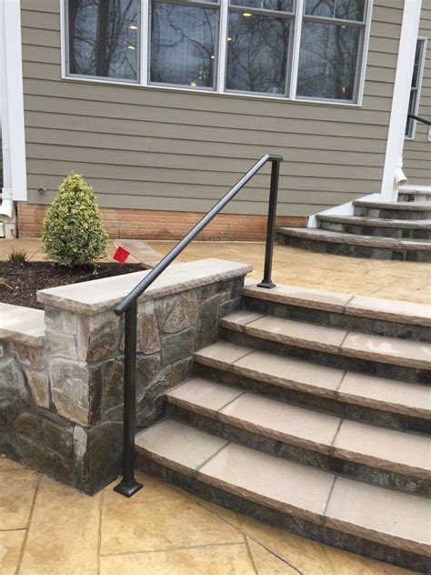 Gorgeous Metal Handrail Outdoor Steps Ideas Stair Designs