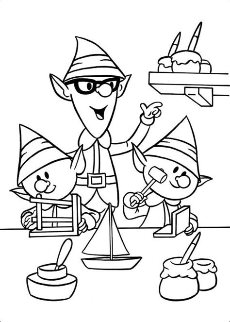 Elves from Rudolph 2 coloring page Coloring Page - Free Printable