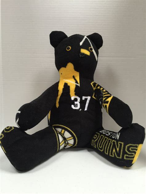 Boston Bruins Handmade Fleece Teddy Bear Etsy