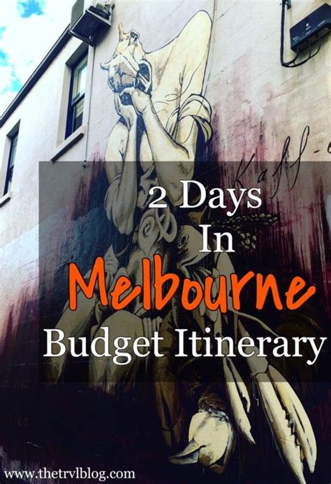 Days In Melbourne Budget Itinerary Pinterest Picture Melbourne Travel Australia Tourism