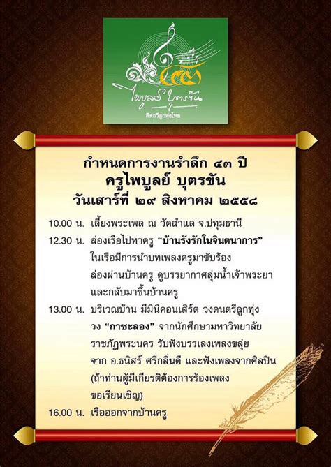 เพลง ตลาดเมืองใต้ ครูไพบูลย์ บุตรขัน ประพันธ์คำร้องและทำนอง เมื่อปี พ.ศ.2513 ขับร้องต้นฉบับโดย เพลิน พรหมแดน เป็นเพลงประกอบภาพยนตร์เรื่อง ฝนใต้. งานรำลึกบรมครูไพบูลย์ บุตรขัน คีตกวีลูกทุ่งไทยแห่งบ้านท้อง ...