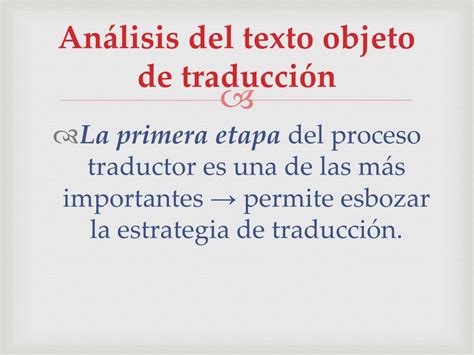 Ppt La Unidad De Traducci N Fases Del Proceso Traductor Powerpoint Presentation Id