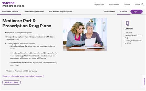 Aetna Medicare Part D Prescription Drug Plans Pdps Review