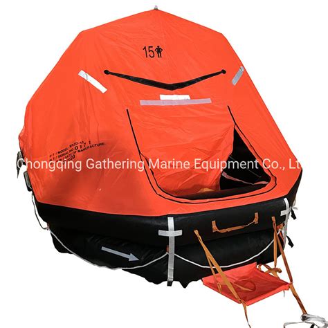 25 Persons Self Righting Davit Launched Inflatable Life Raft China