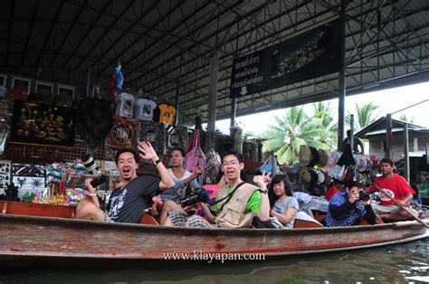 Damnoen Saduak Pasar Terapung Di Thailand