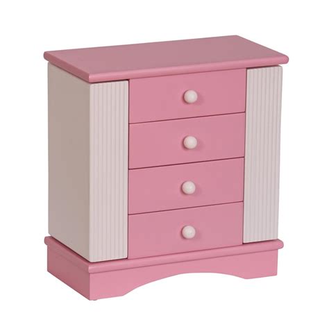 The little ballerina is sitting on the music box with her puppy. Mele Elise Girl's Pink Wooden Musical Ballerina Jewelry Box-00817S16 - The Home Depot