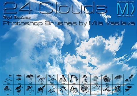 24 Clouds Free Photoshop Brushes At Brusheezy