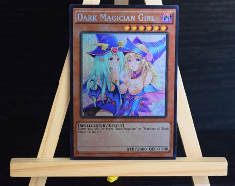 Dark Magician Girl V8 Yugioh Holo Orica Proxy Sexy Custom Card Etsy