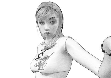 Artstation Girl Sketch 05