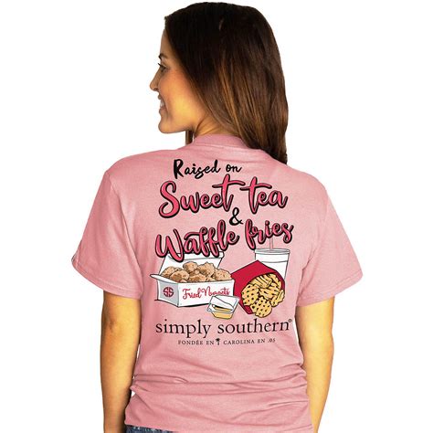 Simply Southern Womens Sweet Short Sleeve Graphic T Shirt Academy
