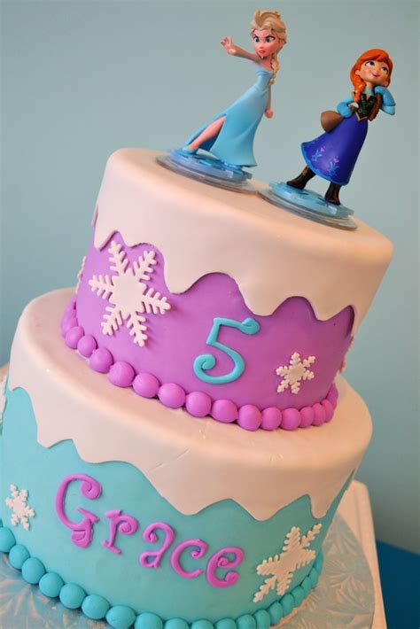 Anna Elsa Cake Anna Frozen Cake Frozen Theme Cake Els