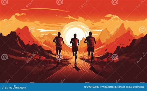 Endurance Triumphs Celebrating International Endurance Day Stock