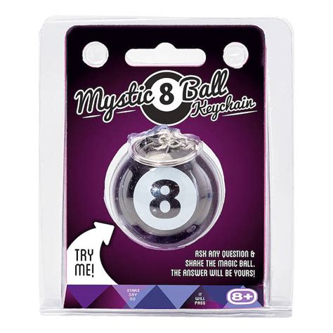 Mystic 8 Ball Magic Key Ring Key Chain Mini Prediction Fortune Teller