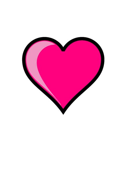 Pink Heart Clip Art At Vector Clip Art Online Royalty Free