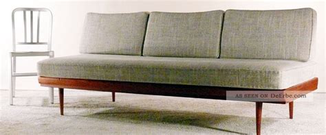 Zweisitzer, dreisitzer & bettsofas elegant oder zum relaxen: 60er Walter Knoll Teak Daybed Sofa Couch Dreisitzer 50er ...
