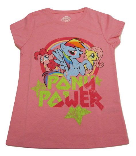 My Little Pony Girls Graphic T Shirt Pink Size L 10 12 Short Sleeves