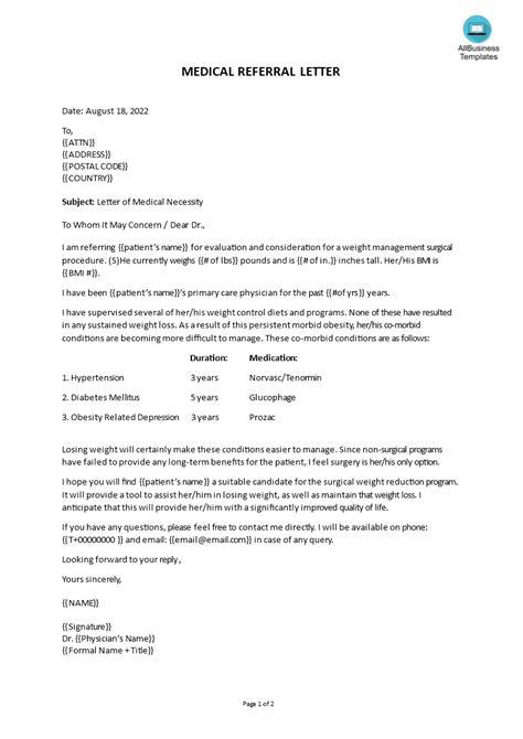 Letter Of Medical Necessity Template Best Creative Template