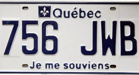 Why Do Quebec License Plates Say Je Me Souviens Frenchly