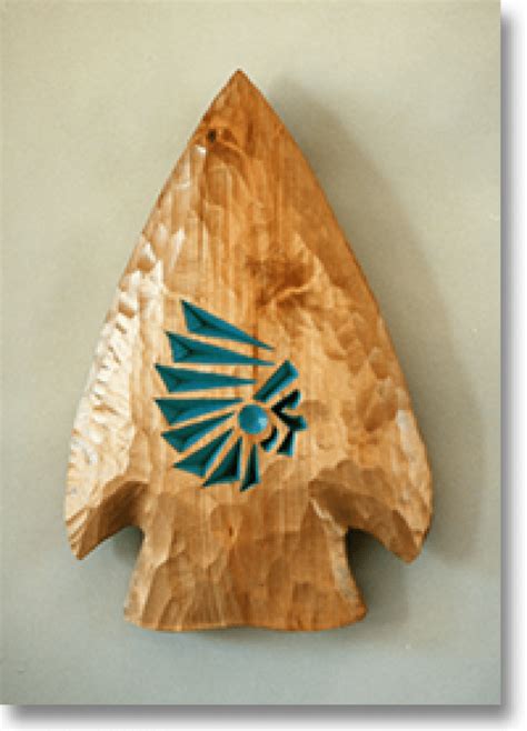 Indian Arrowhead Idea by Peter Newton (These arrowheads can be done in ...