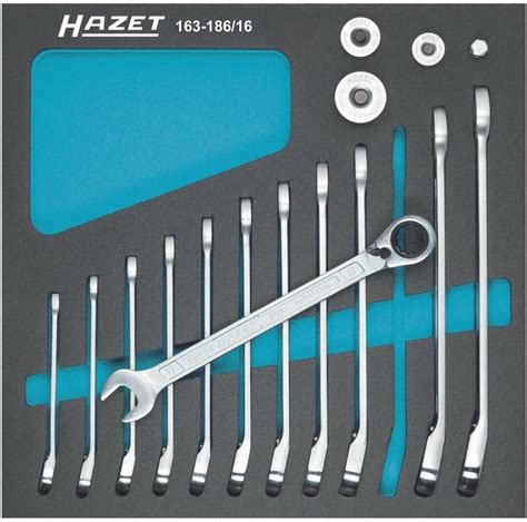 Hazet 163 186 16 Tool Set In Safety Insert System Amazon Com