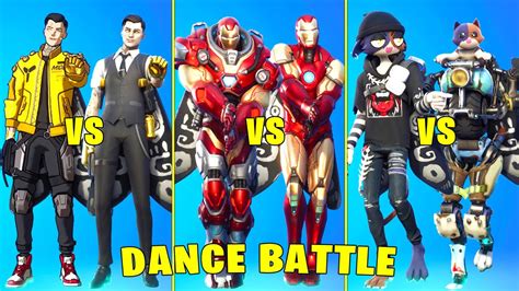 Dance Battle Of Legendary Fortnite Skins Iron Man Zero Vs Tony Stark