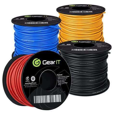 Buy Gearit 16 Gauge Wire 100ft Each Blackredblueyellow Copper