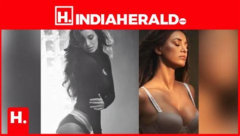 Disha Patani Breaks The Internet In A Black Top And Briefs