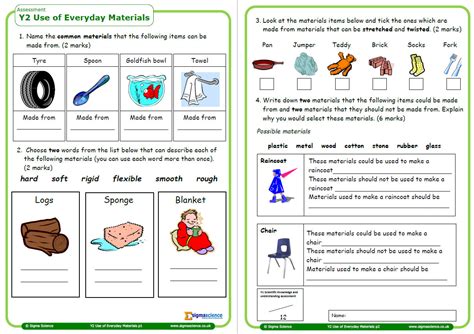 Download science dlp 2nd day. Year 2 Science Assessment Worksheet with Answers ...