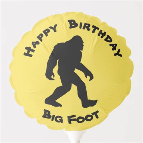 Bigfoot Party Balloon
