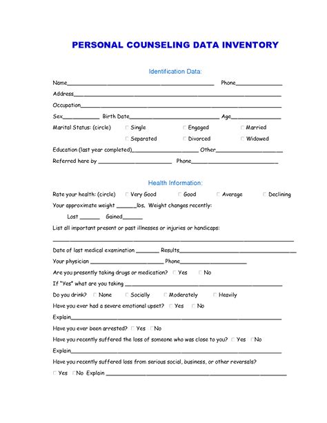 14 Free Printable Marriage Counseling Worksheets