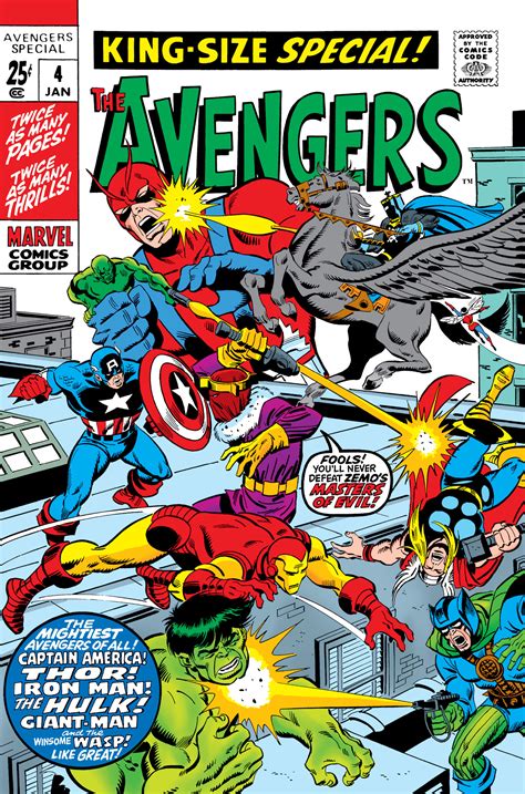 Avengers Annual Vol 1 4 Marvel Database Fandom Powered By Wikia