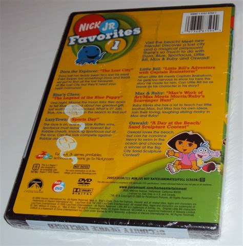 Nick Jr Favorites Vol 1 One Nickelodeon DVD NEW Lazytown Blue S