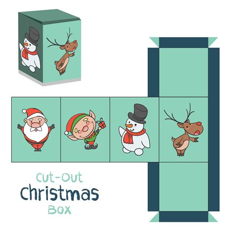 Best Images Of Free Printable Christmas Gift Box Template Free