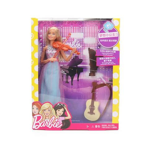 Original Barbie Doll Violin Refresh Model Toys Christmas T For Girls