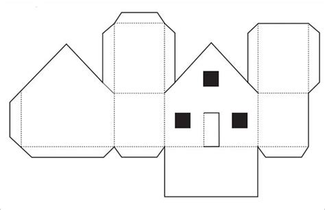 To make this paper house you need 3 sheets of a4. PDF, DOC | Free & Premium Templates | Paper house template ...