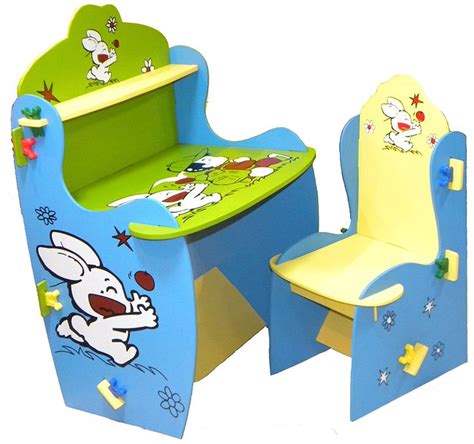 Check out table and chair sets featuring princesses, frozen, trolls, spongebob, paw patrol, mickey mouse, minnie mouse, super friends, and many more! Wood O Plast Knock Down Kids Study Table Chair Set - Best ...