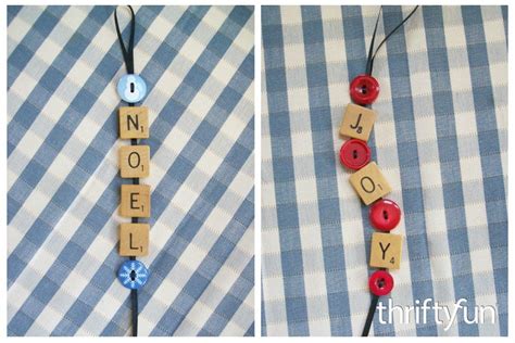 Making A Scrabble Tile Christmas Ornament My Frugal Christmas