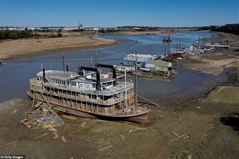 Images Show A Dried Up Mississippi River Amid Worst Drought In Years