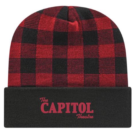 Capitol Red Flannel Buffalo Beanie The Capitol Theatre