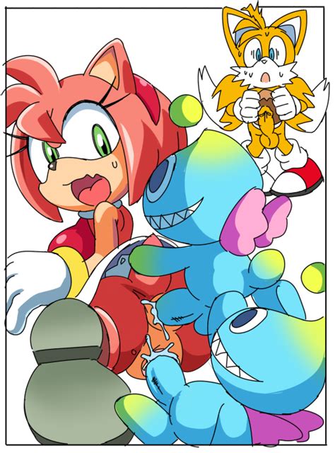 rule 34 amy rose anal chao coolblue double penetration penetration sonic series tails