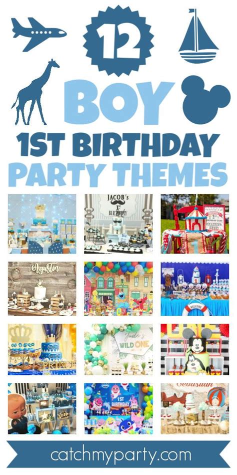 Check Out The 12 Most Popular Boy 1st Birthday Party Themes Catch My