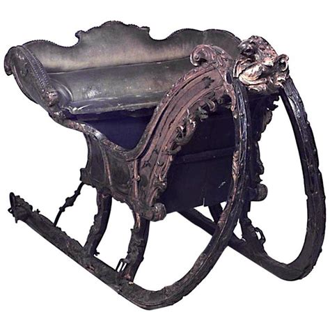 Antique Russian Carved Sleigh For Sale At 1stdibs