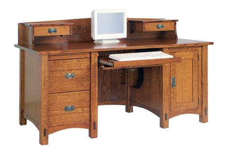 Drawer desk with wooden legs. Reasons Why Wood Computer Desk Styles Are Best | atzine.com