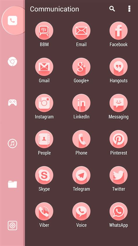 Another amazing free ios theme and ios themes for android is i call screen. Baby Pink Icon Pack Theme: Amazon.de: Apps für Android
