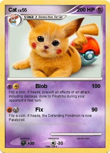 Pokémon Cat 1074 1074 Blob My Pokemon Card