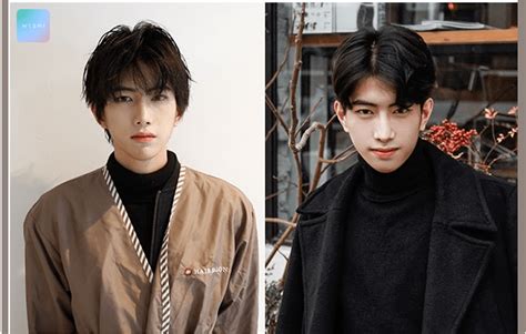 Two block haircut ideas + advice to style kpop hairstyle. korea korean kpop idol artist group male model parting ...