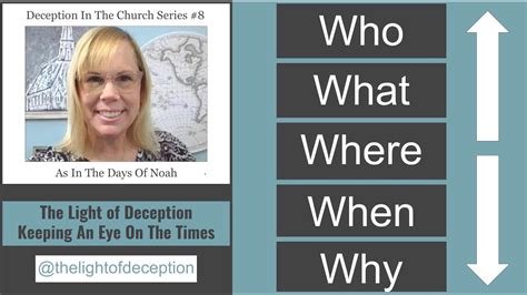 The Light Of Deception Series Deception In The Church 8 As In The